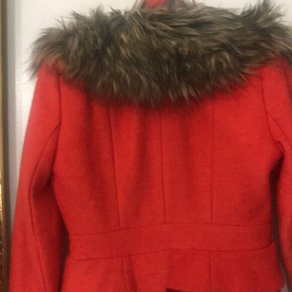PLENTY‎ BY TRACY REESE COAT FAUX FUR PETITE SIZE 0P - Picture 7 of 8